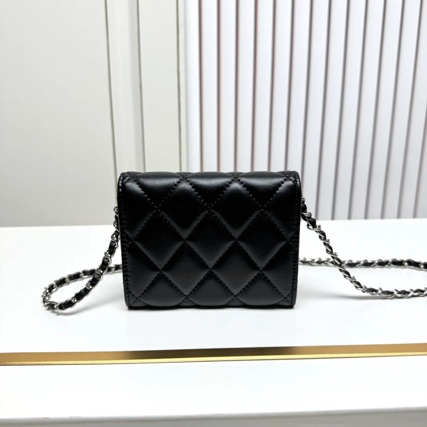 Chanel Chain Wallet Black