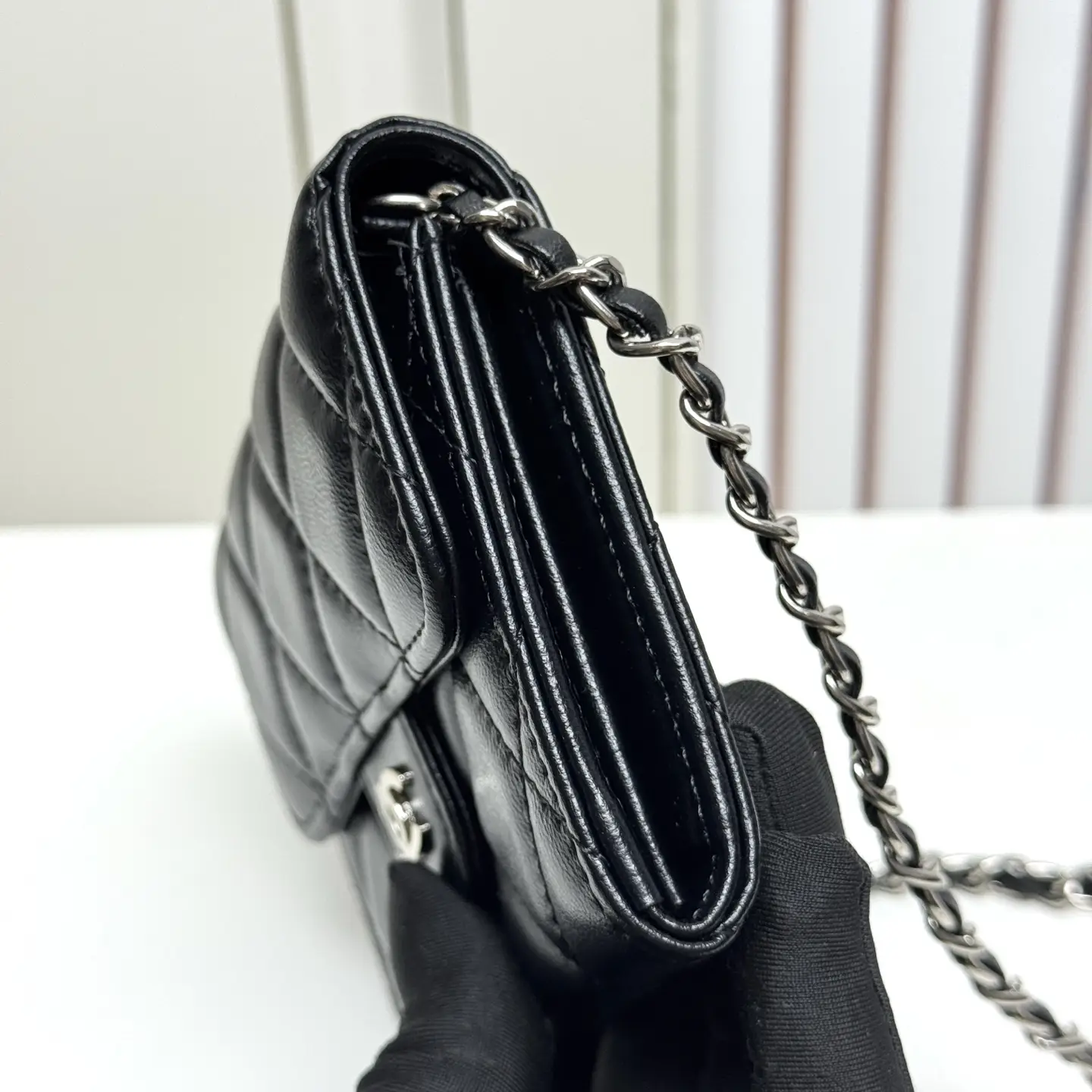 Chanel Chain Wallet Black