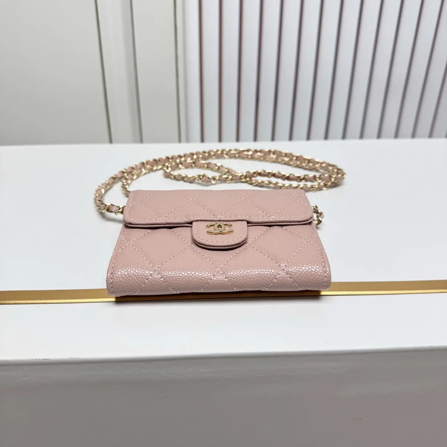 Chanel Chain Wallet Pink