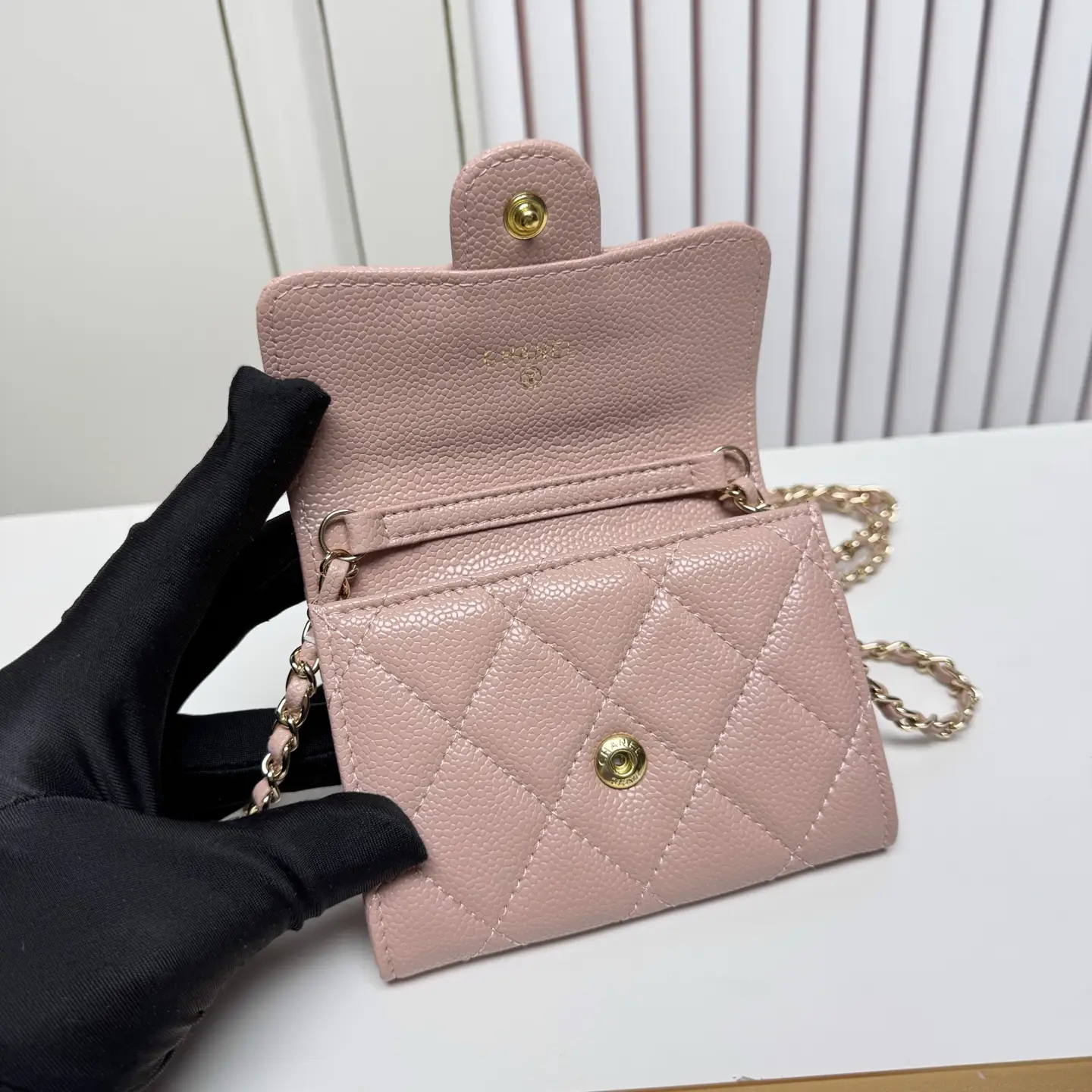 Chanel Chain Wallet Pink
