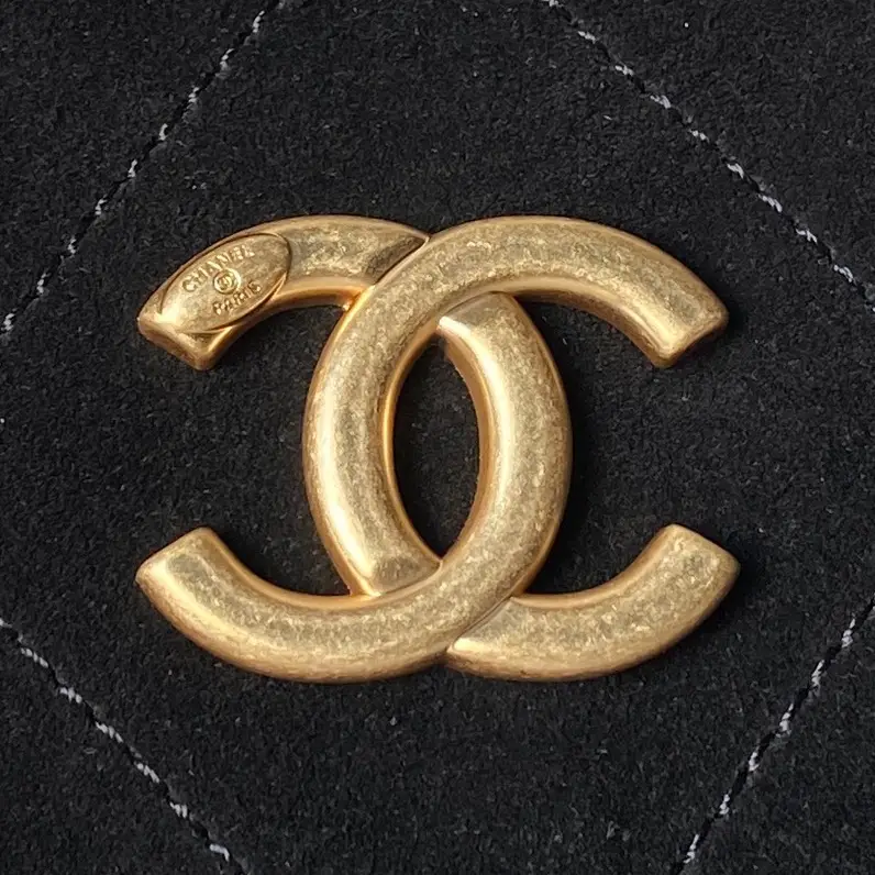 Chanel Hobo Bag AS5970 Suede Black