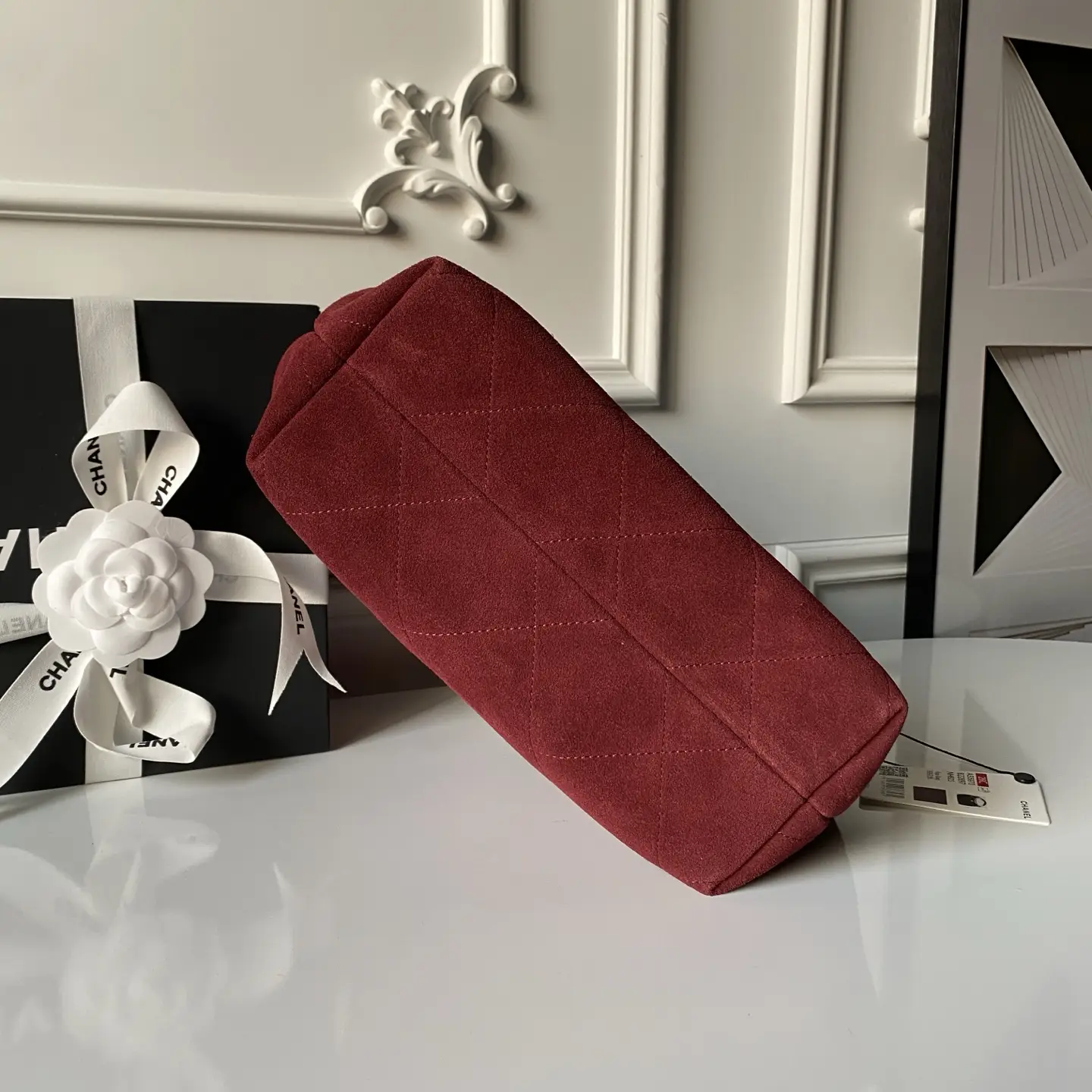 Chanel Hobo Bag AS5970 Suede Red