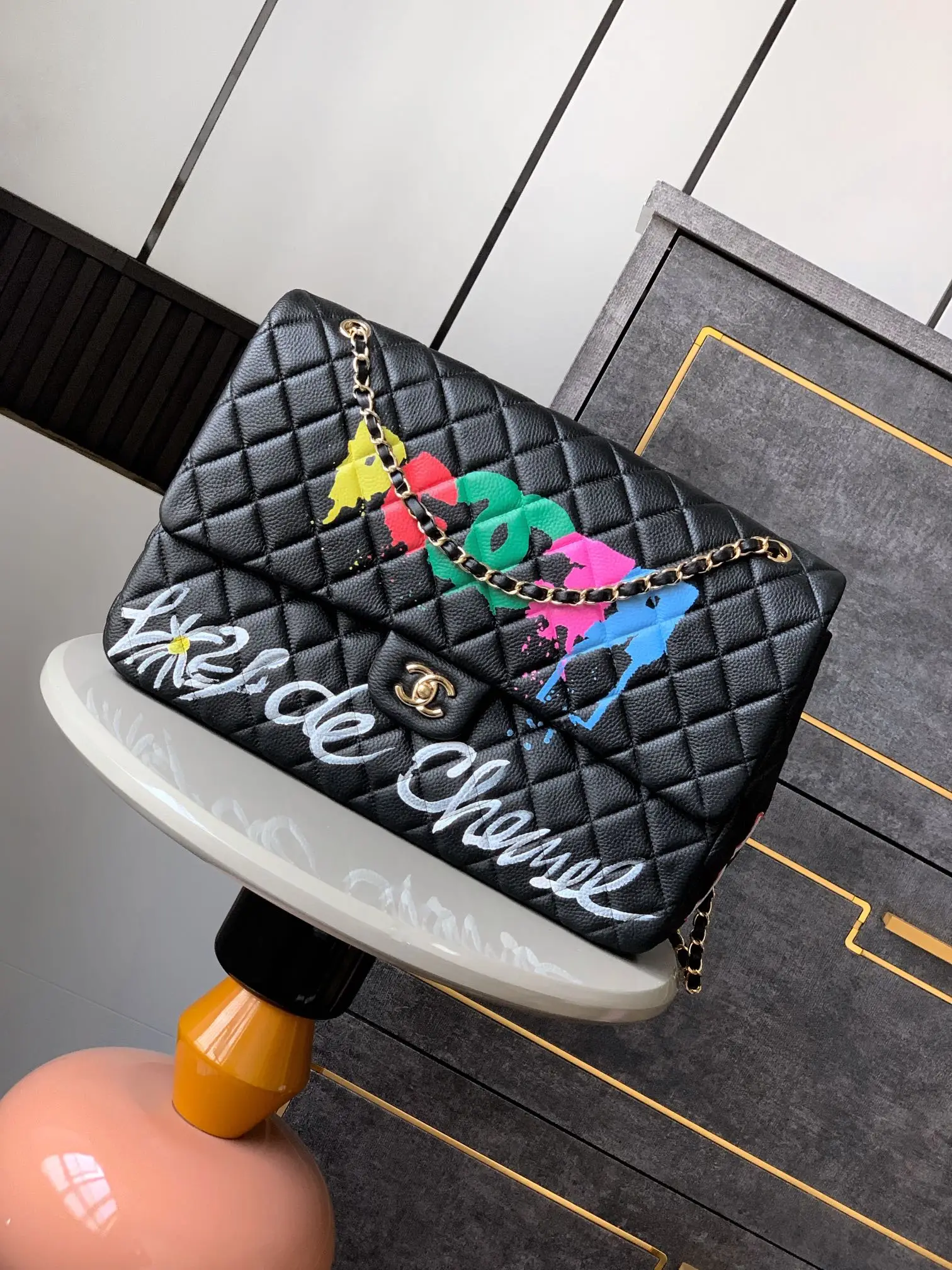 Chanel Large Flap Bag Black