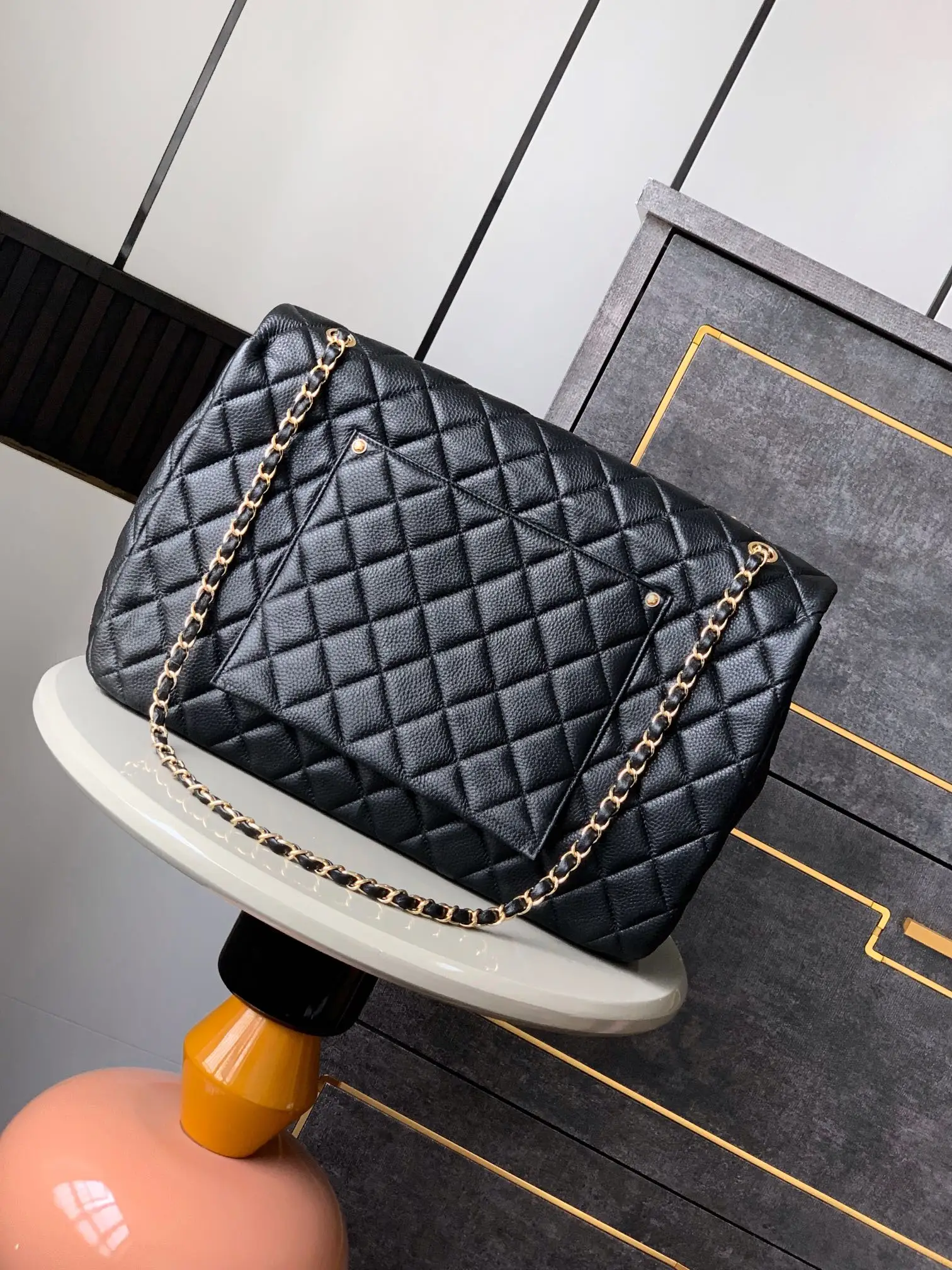 Chanel Large Flap Bag Black