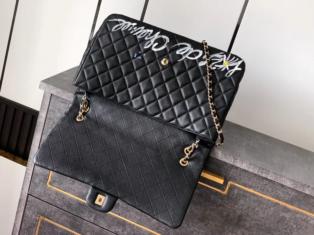 Chanel Large Flap Bag Black