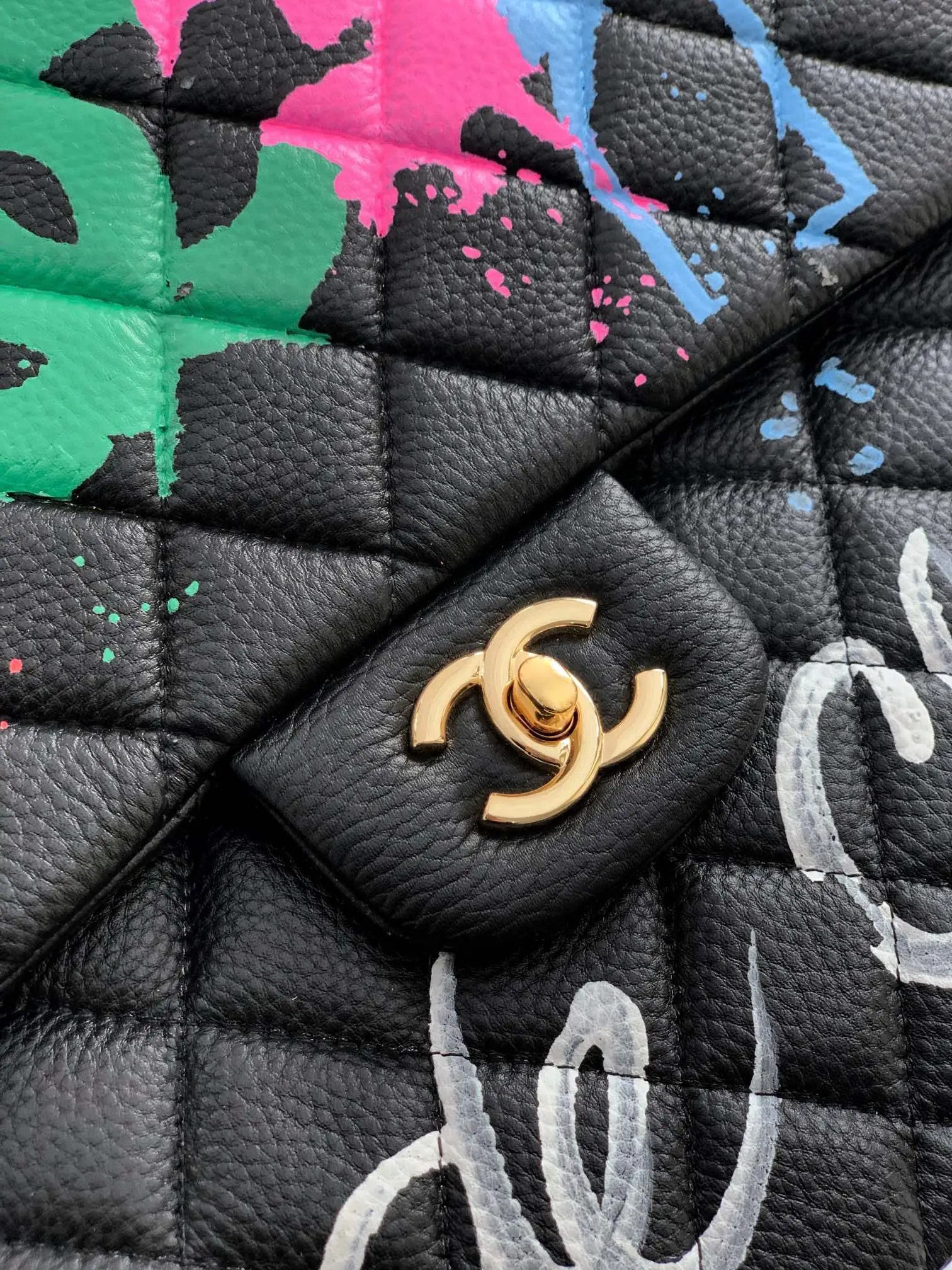 Chanel Large Flap Bag Black