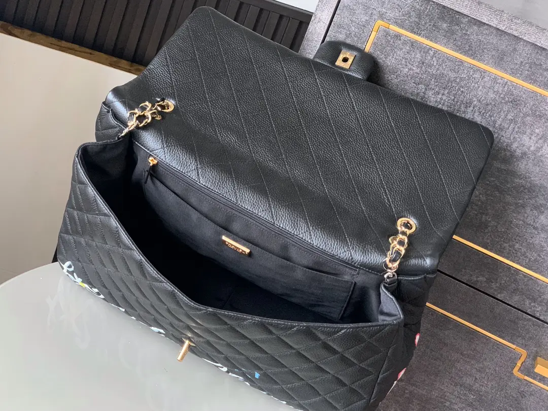 Chanel Large Flap Bag Black