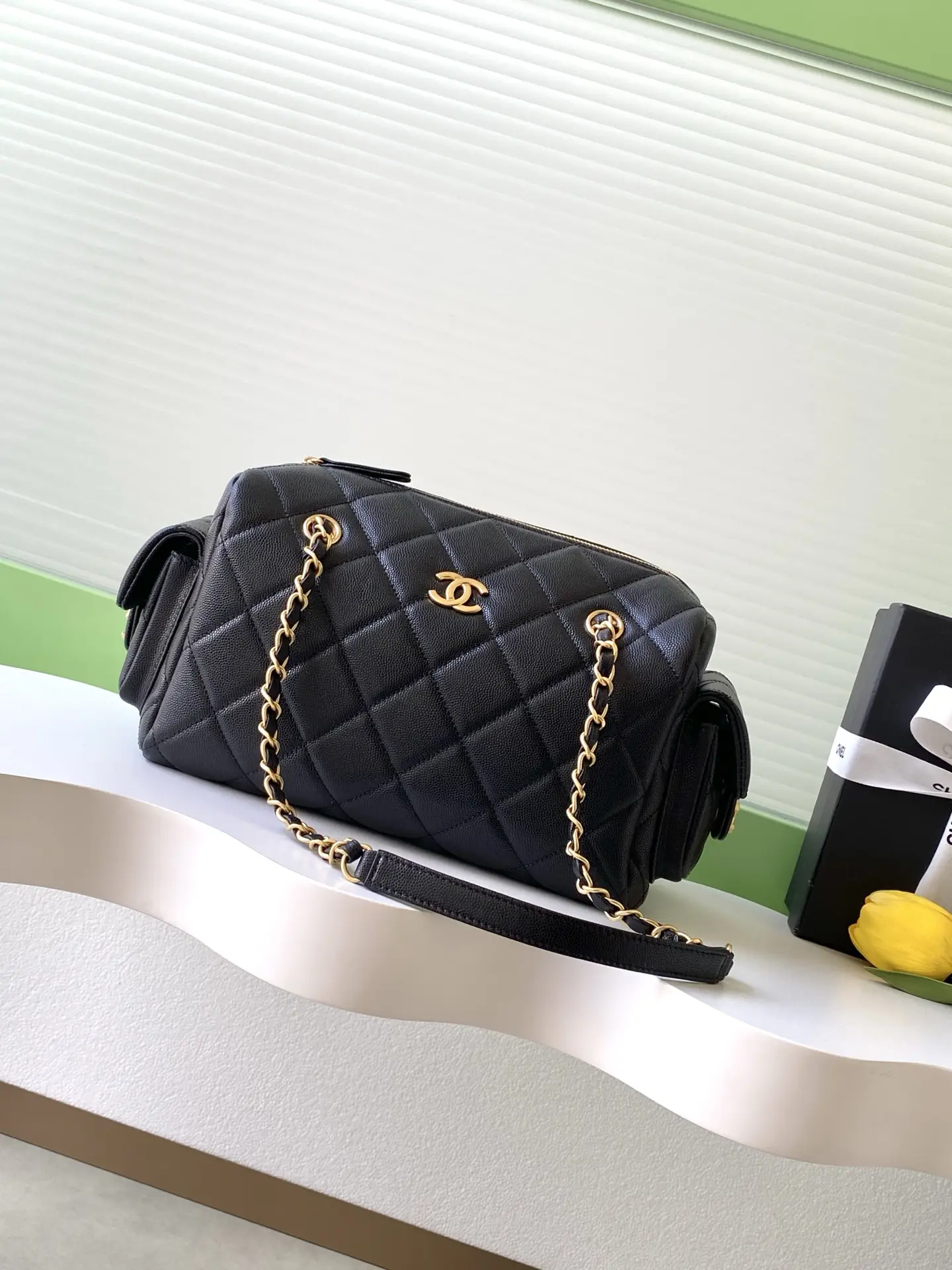 Chanel Medium Bowling Bag AS5791 Black