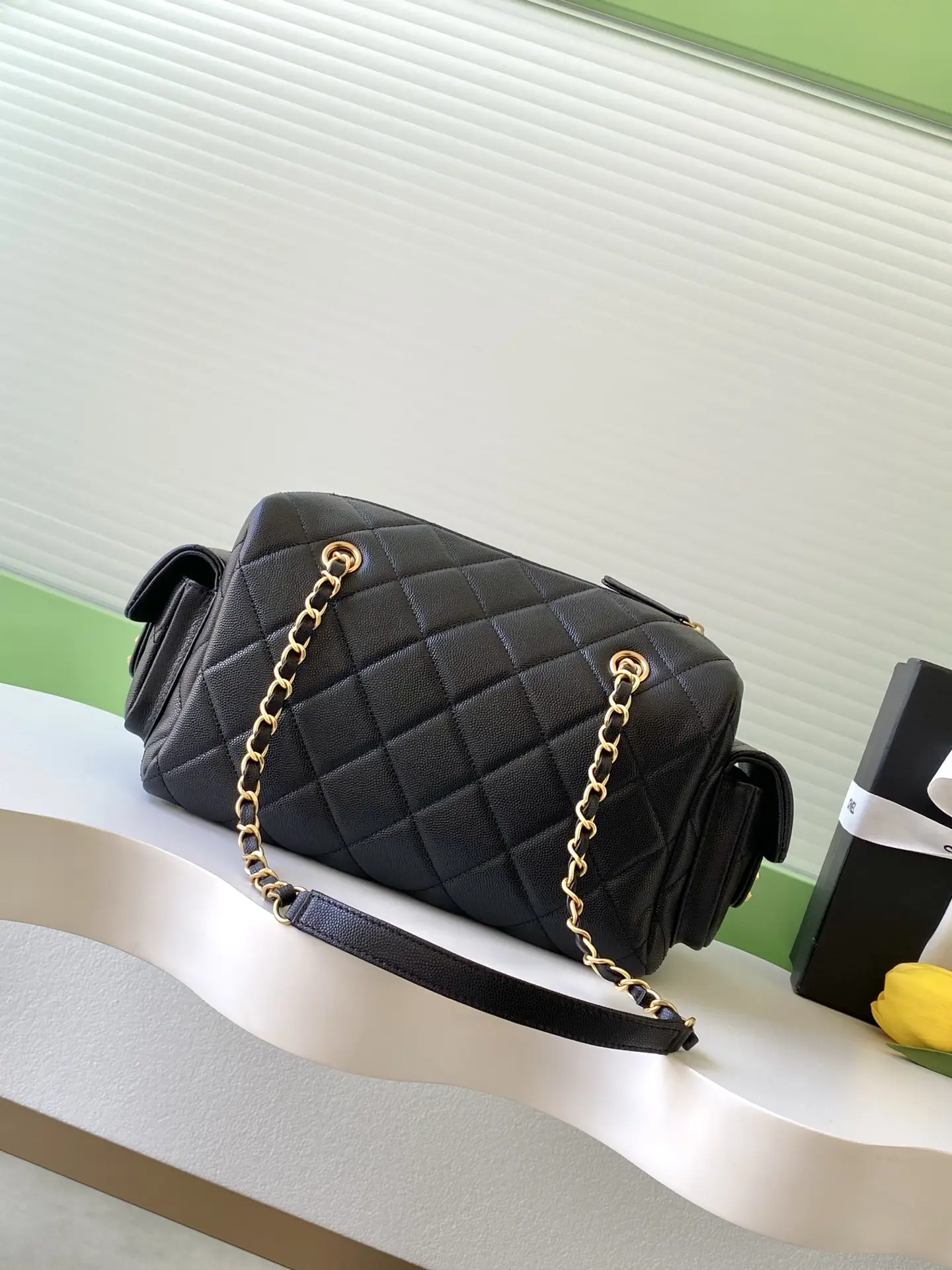 Chanel Medium Bowling Bag AS5791 Black