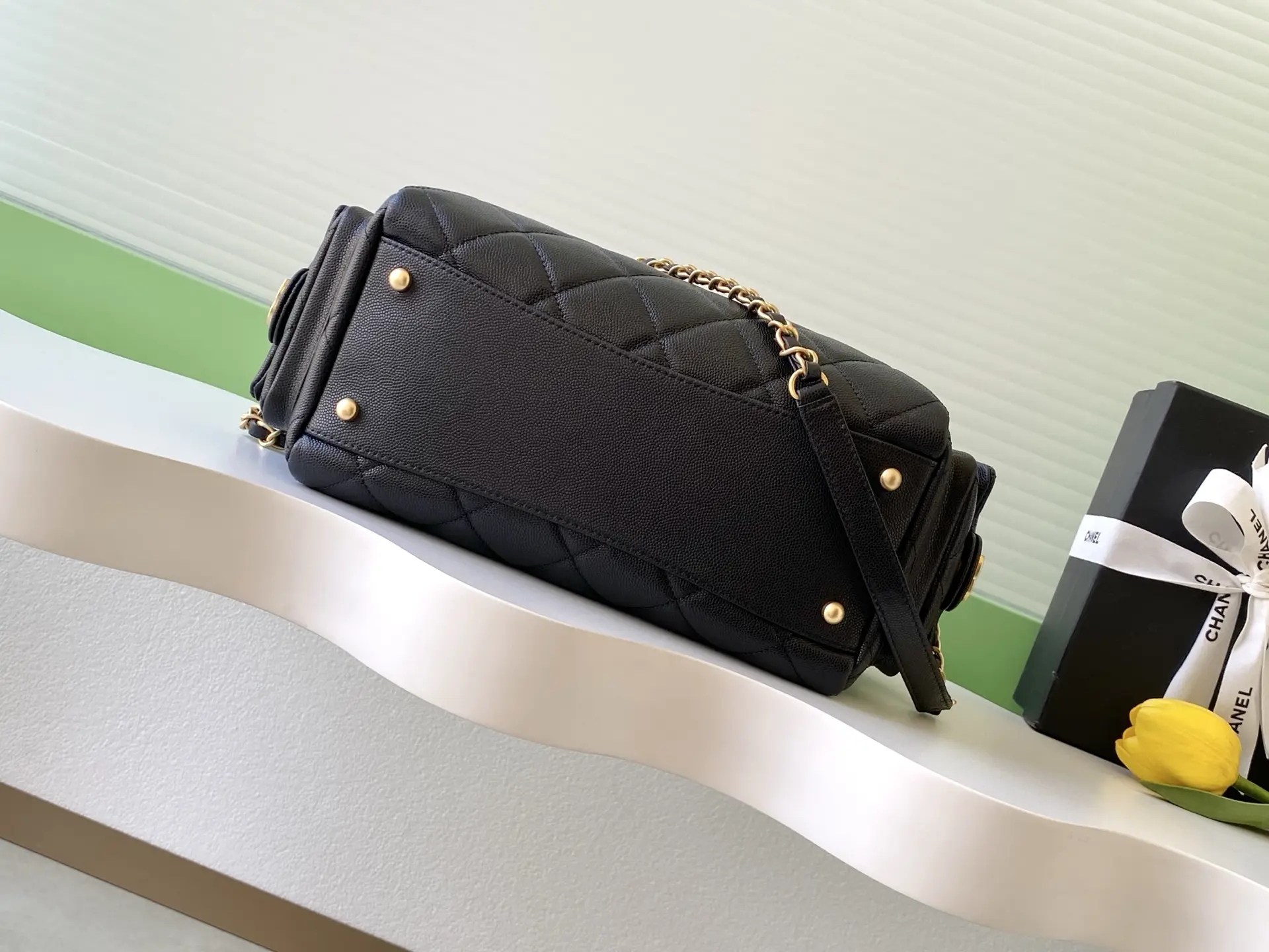 Chanel Medium Bowling Bag AS5791 Black