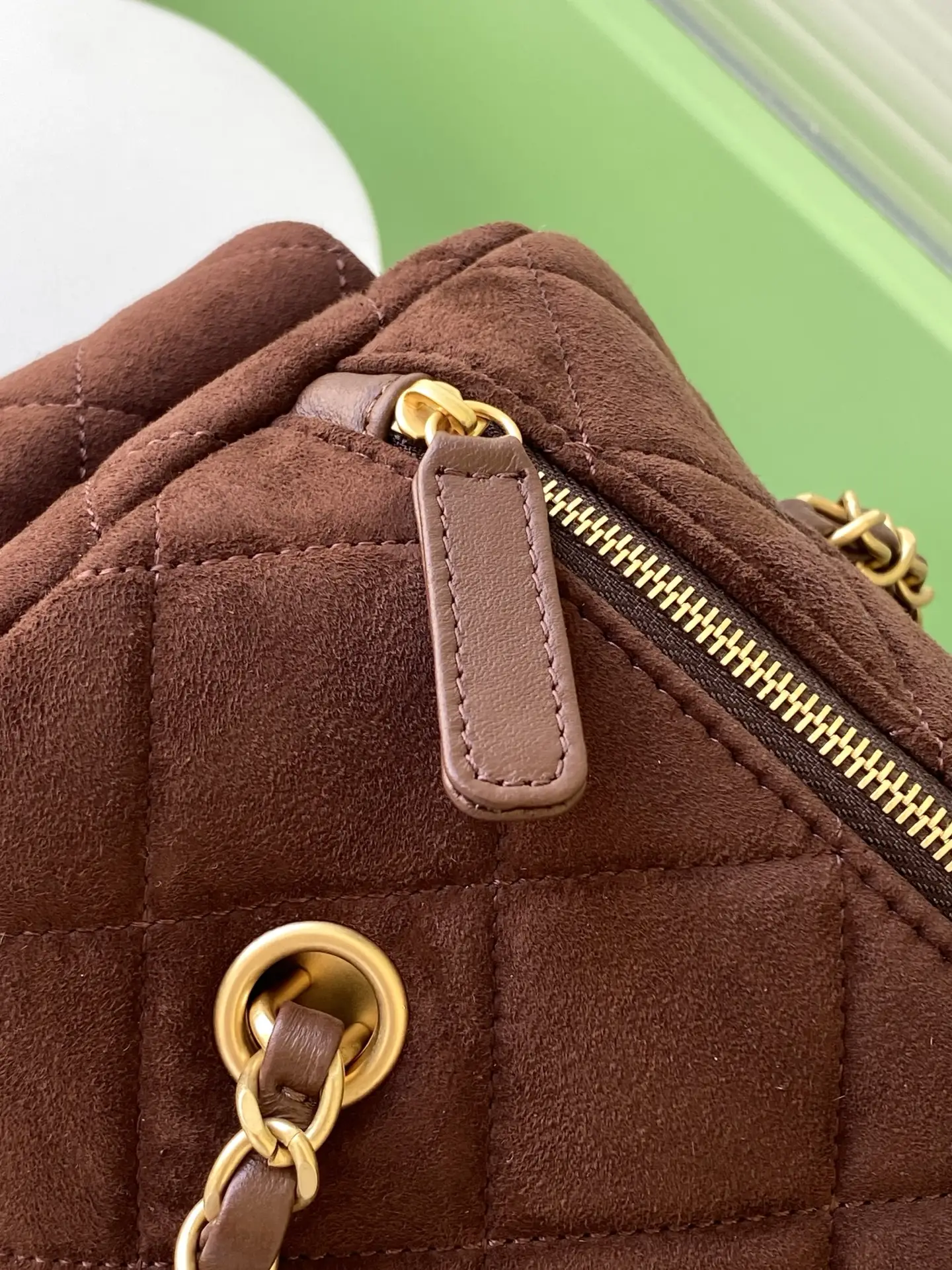 Chanel Medium Bowling Bag AS5791 Brown