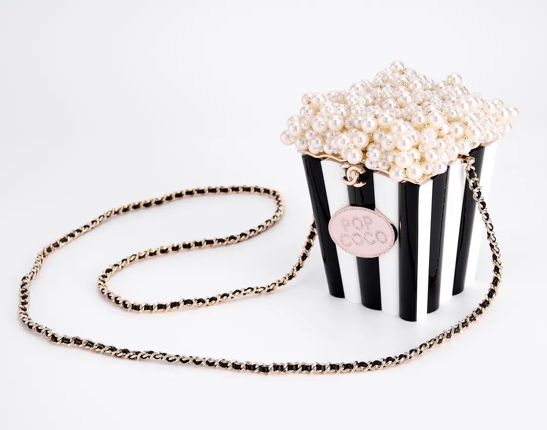 Chanel Pearl Popcorn Evening Bag