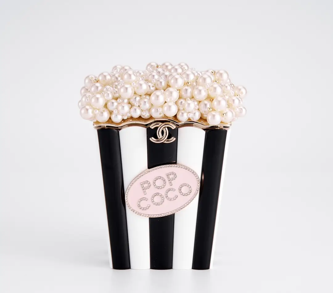 Chanel Pearl Popcorn Evening Bag