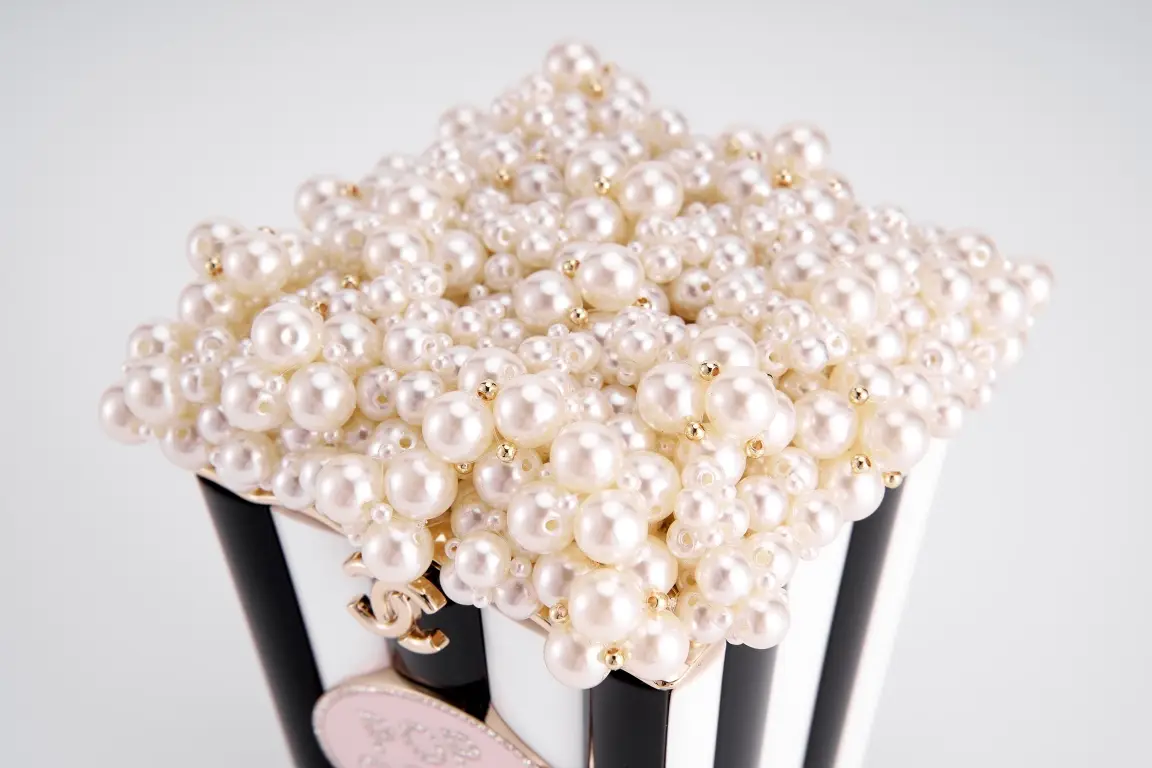 Chanel Pearl Popcorn Evening Bag
