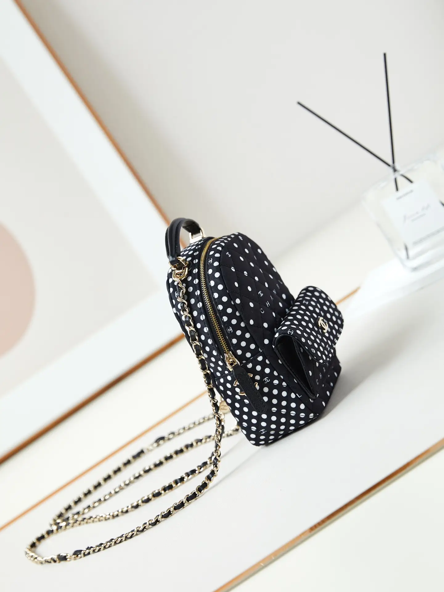 Chanel Tweed Backpack AP3753 Black