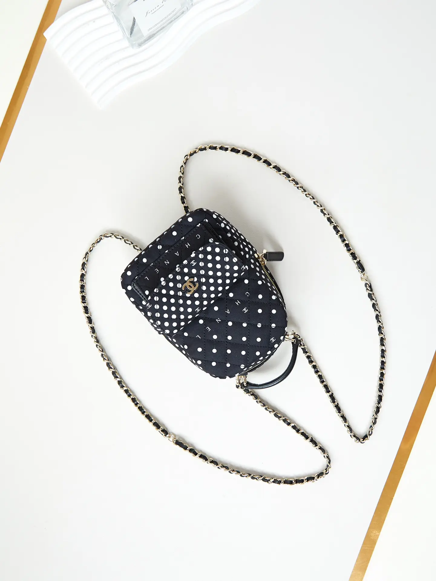 Chanel Tweed Backpack AP3753 Black