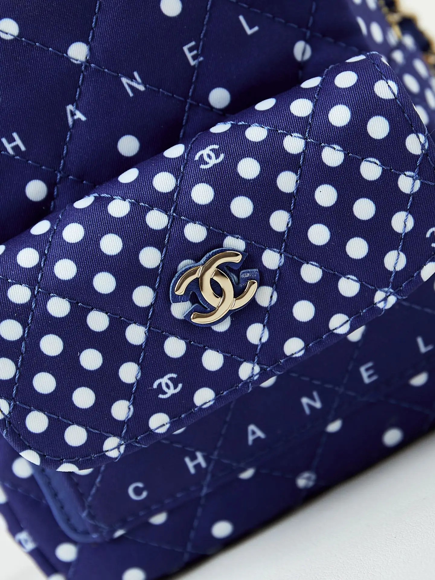 Chanel Tweed Backpack AP3753 Blue