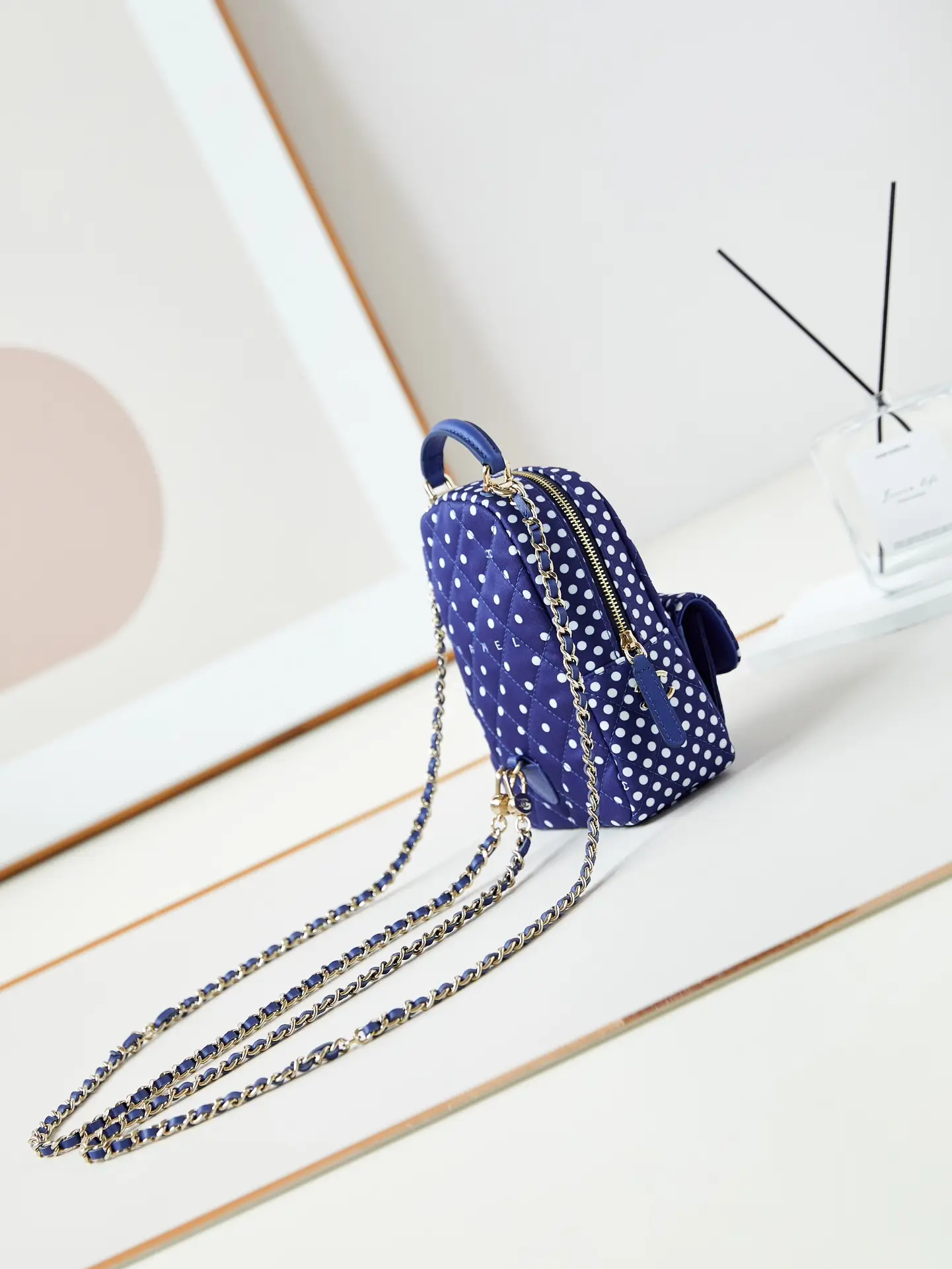 Chanel Tweed Backpack AP3753 Blue