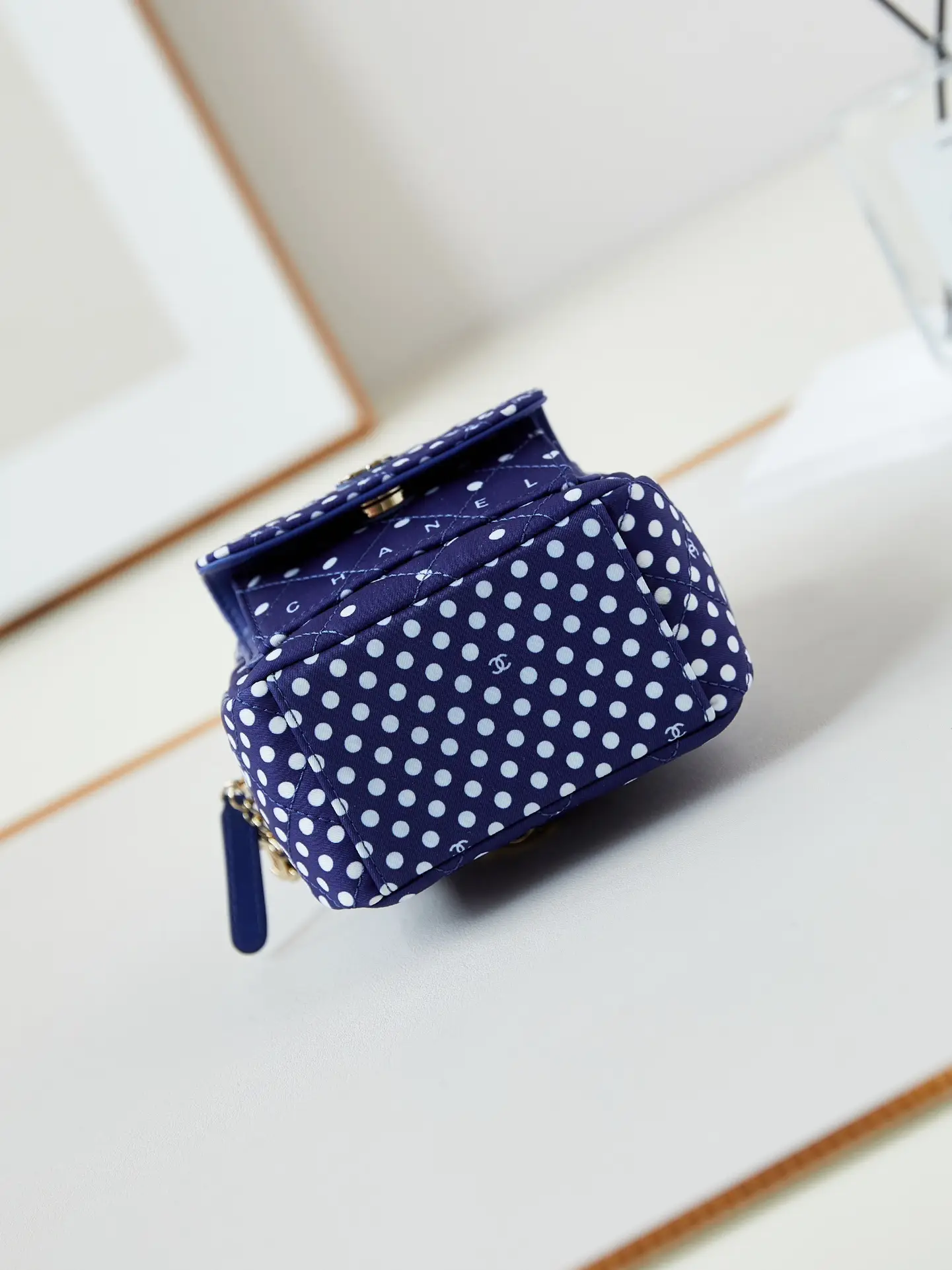 Chanel Tweed Backpack AP3753 Blue