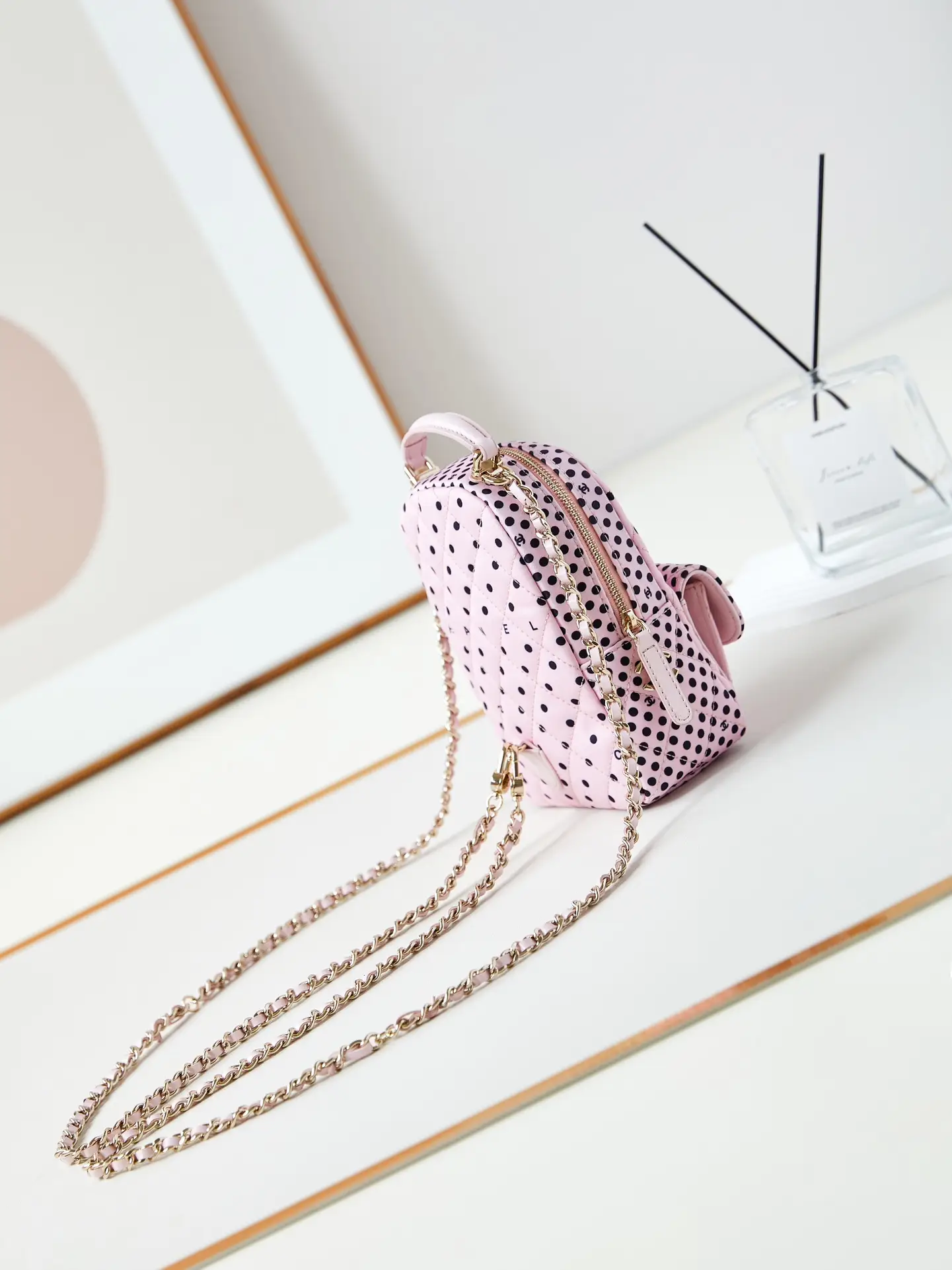 Chanel Tweed Backpack AP3753 Pink