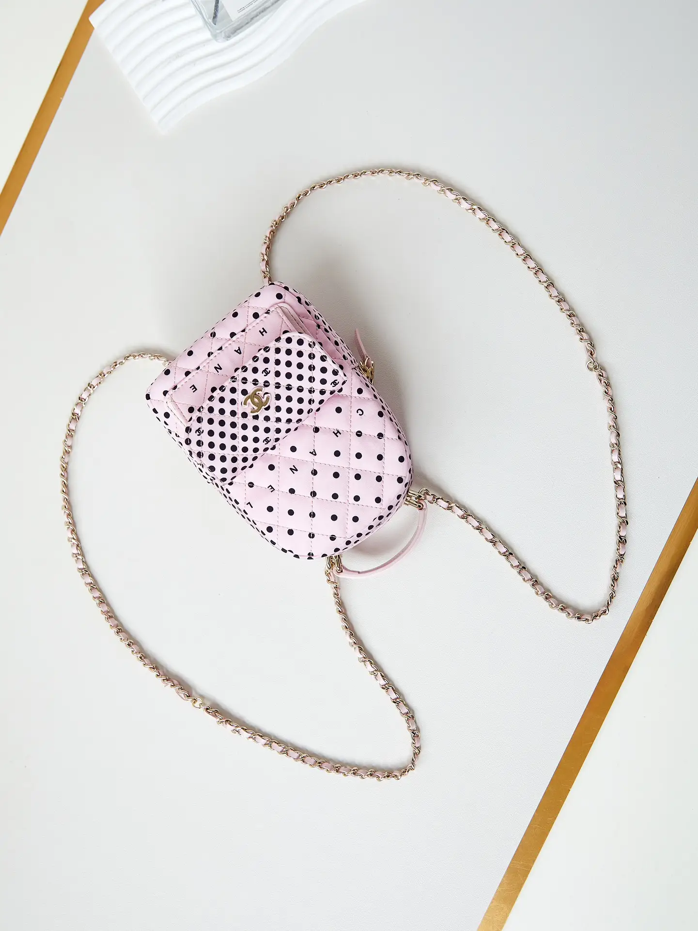 Chanel Tweed Backpack AP3753 Pink