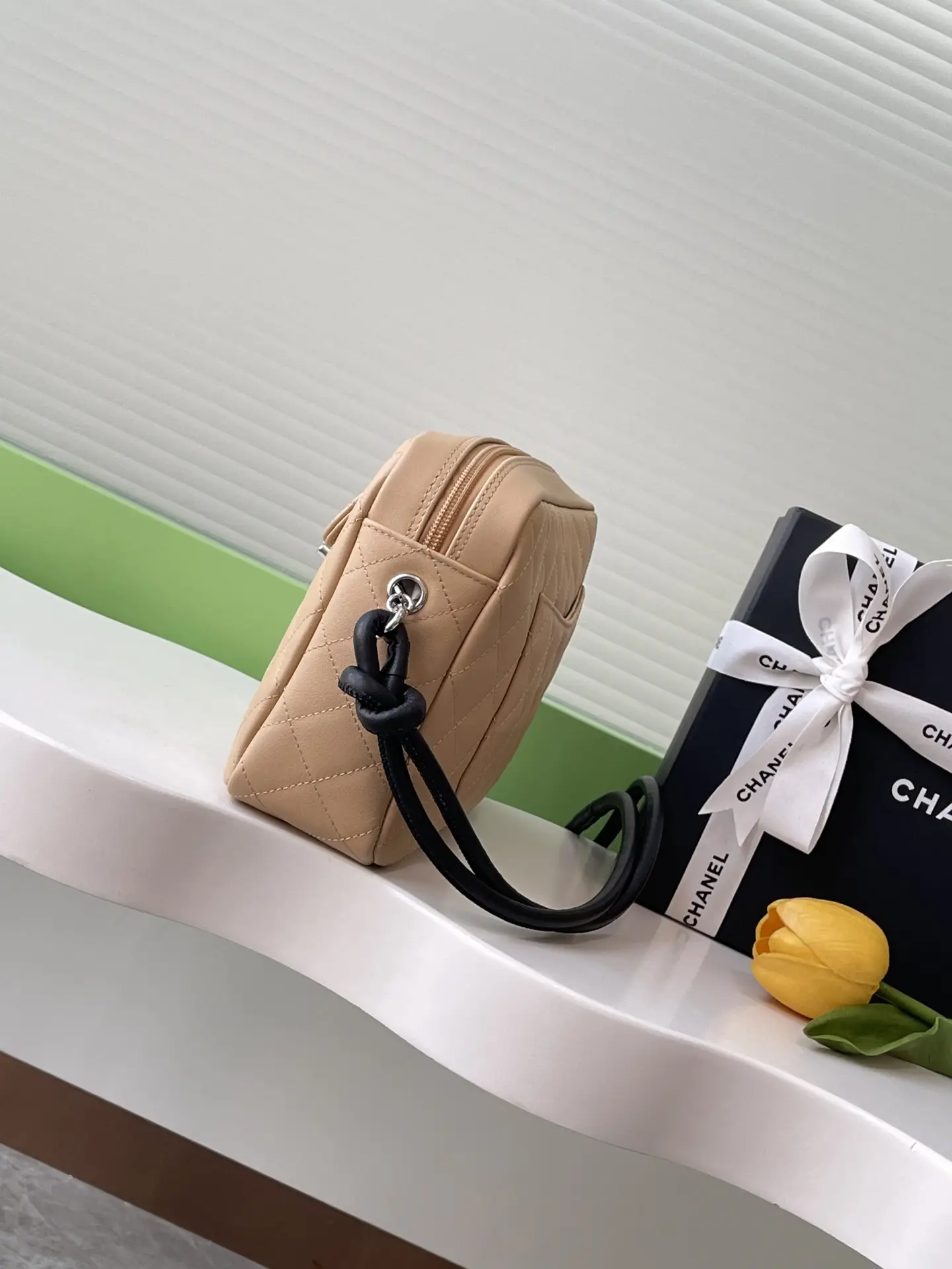 Chanel Vintage Camera Bag AS6326 Beige