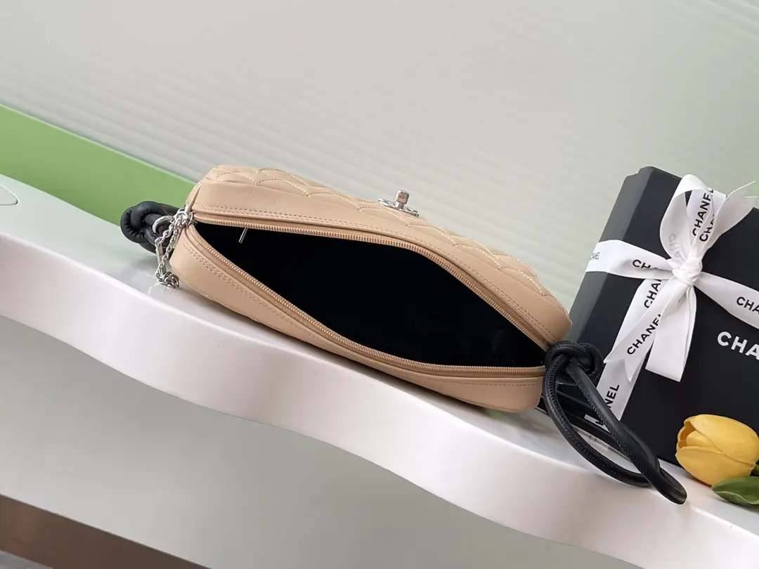 Chanel Vintage Camera Bag AS6326 Beige