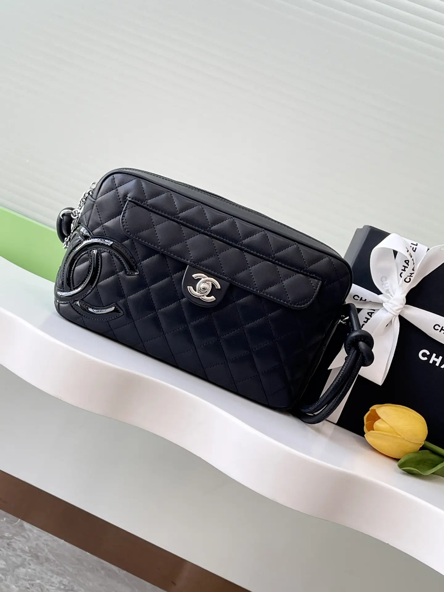 Chanel Vintage Camera Bag AS6326 Black
