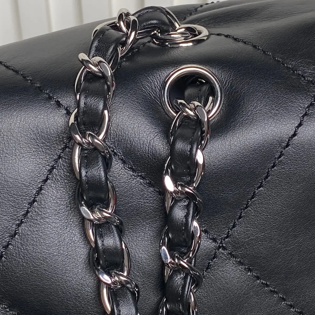 Chanel Vintage Large Tote Bag Black