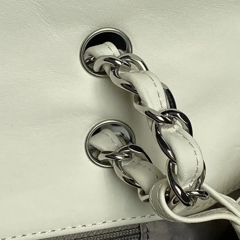 Chanel Vintage Large Tote Bag White