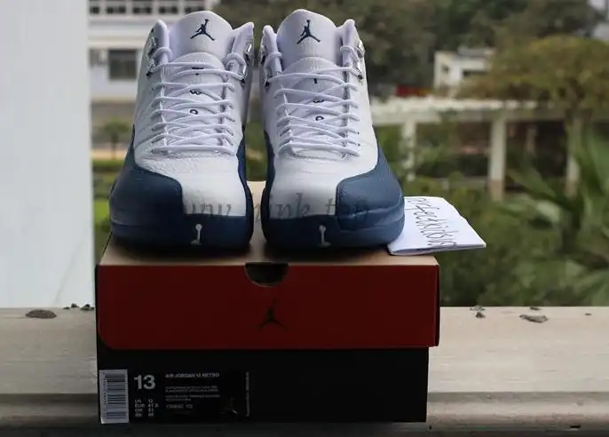 Authentic Air Jordan 12 French Blue 2016