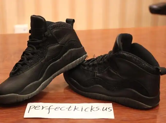 Authentic Air Jordan X Ovo black best version