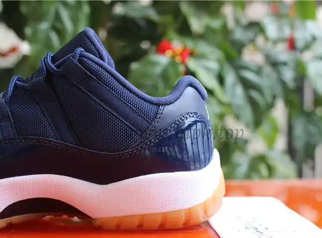 Authentic Air Jordan 11 Low Navy Gum