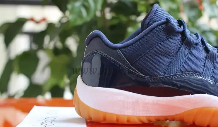 Authentic Air Jordan 11 Low Navy Gum