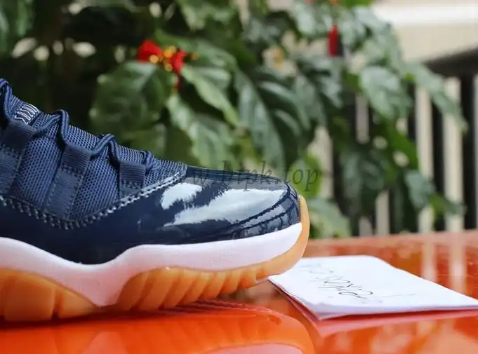 Authentic Air Jordan 11 Low Navy Gum