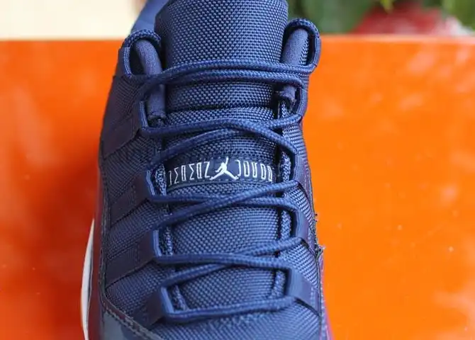 Authentic Air Jordan 11 Low Navy Gum