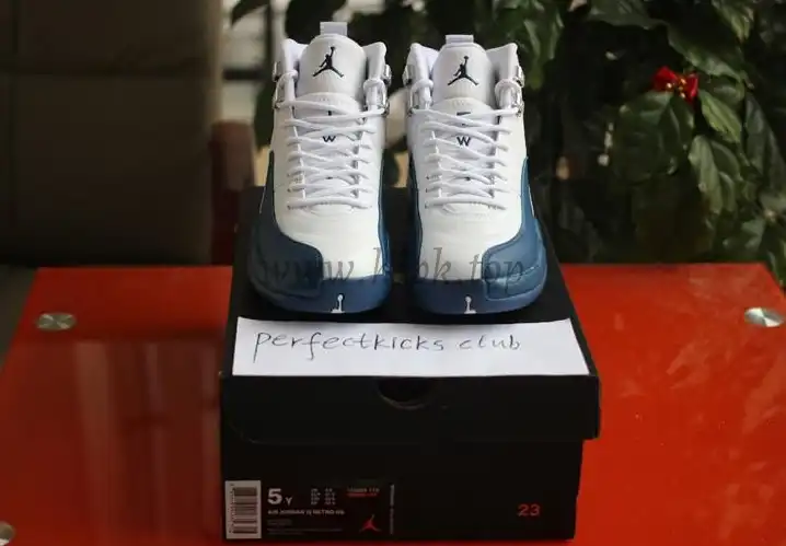 Authentic Air Jordan 12 French Blue Retro OG 2016