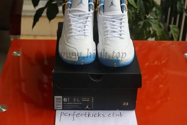 Authentic Air Jordan 12 GS University Blue