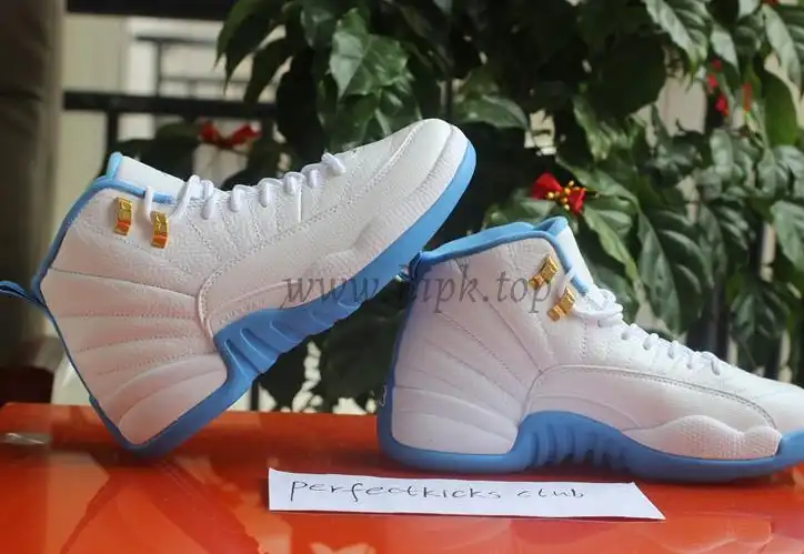 Authentic Air Jordan 12 GS University Blue