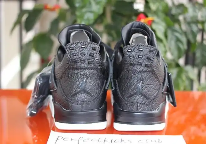 Authentic Air Jordan 4 Premium Black