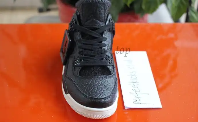 Authentic Air Jordan 4 Premium Black