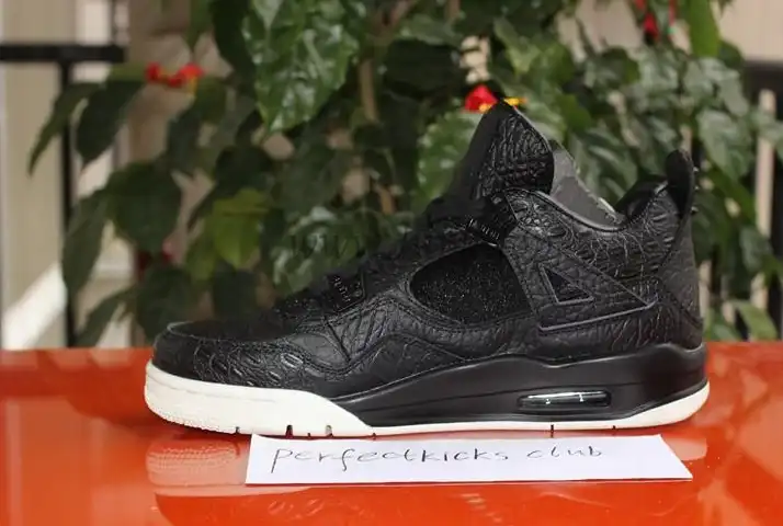 Authentic Air Jordan 4 Premium Black