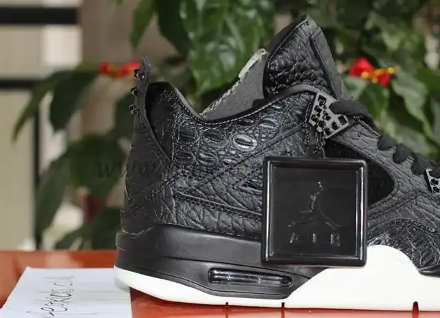 Authentic Air Jordan 4 Premium Black