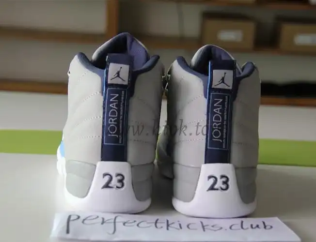 Air Jordan 12 Grey University Blue