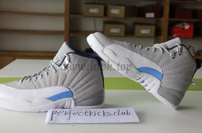 Air Jordan 12 Grey University Blue