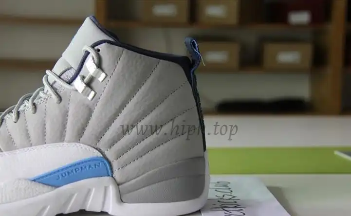 Air Jordan 12 Grey University Blue