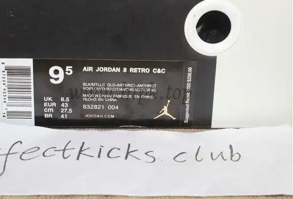 Authentic Air Jordan 8 Confetti in stock From PK.club