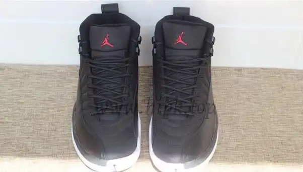 Authentic Air Jordan 12 “Black Nylon” Waterproof From PK