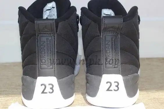 Authentic Air Jordan 12 “Black Nylon” Waterproof From PK