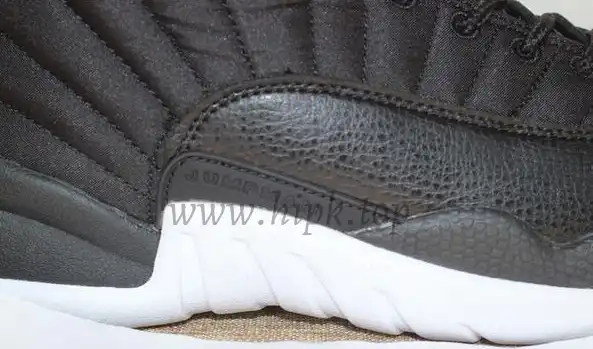 Authentic Air Jordan 12 “Black Nylon” Waterproof From PK